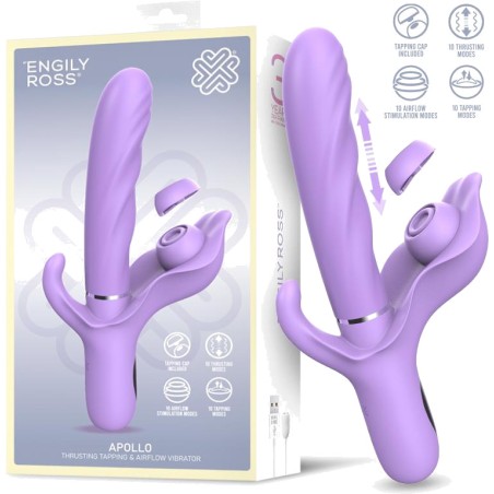 vibrador amb empenta, cops i succió apollo