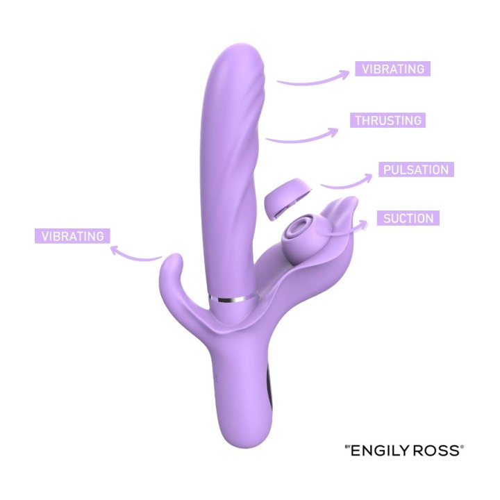 ENGILY ROSS Thrusting, tapping and suction vibrator APOLLO
