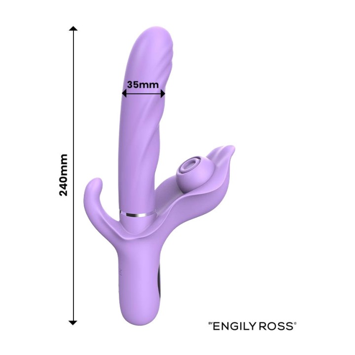 ENGILY ROSS Thrusting, tapping and suction vibrator APOLLO