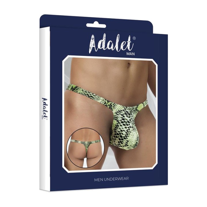 ADALET LINGERIE Herrstringtrosa med ormmönster MAVER