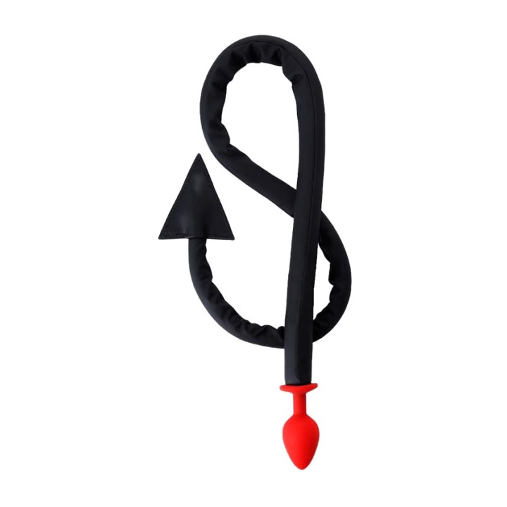 A-GUSTO Plug anal avec queue de diable DEVIL TAIL AG-051