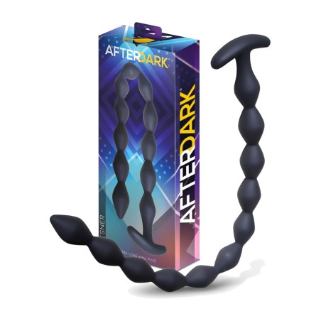 plug anale extra lungo con sfere in silicone mesner-55-cm