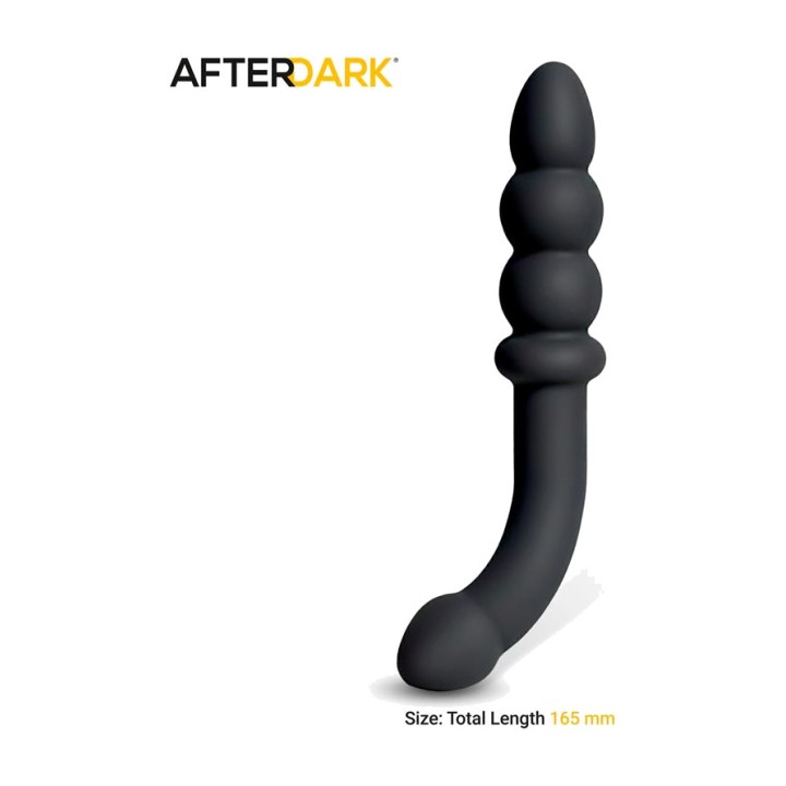AFTERDARK Masajeador anal doble de silicona con bolas VELOR AD-116