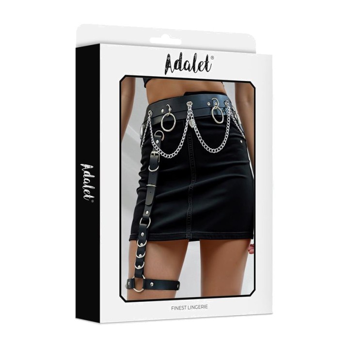 ADALET LINGERIE Hofte- og benesele med kæder A039