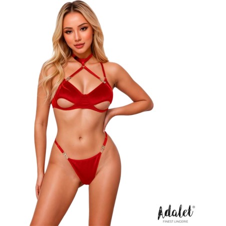 ensemble 2 pièces avec soutien-gorge à ras-de-cou et string ingrid