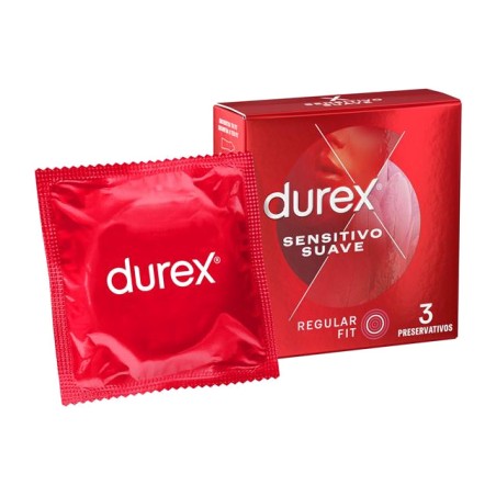 laatikko, 3 ohutta kondomia sensitivo suave