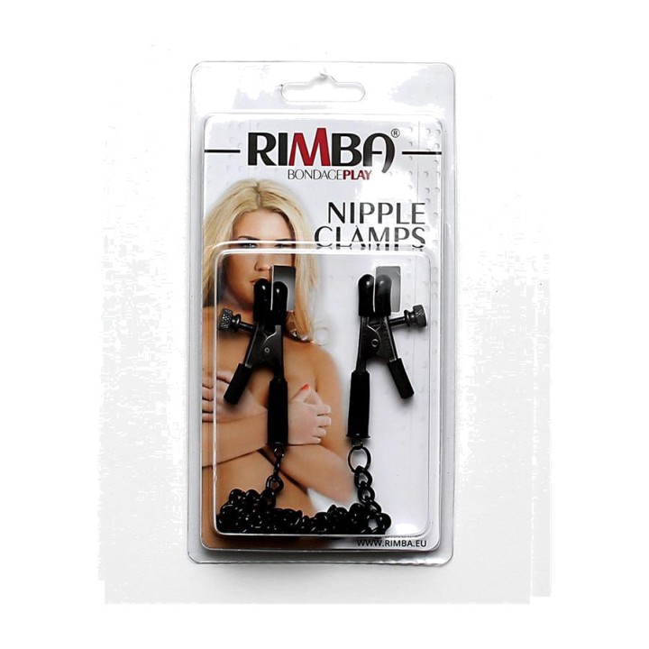 BONDAGE PLAY Verstellbare Krokodil-Brustwarzenklemmen mit