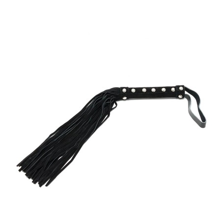 läderflogger med dekorerat handtag 44 cm