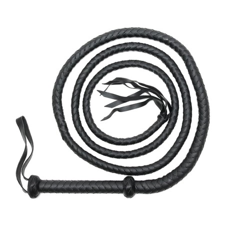 pletený bič ze syntetické kůže 250 cm