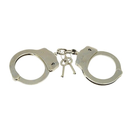 handschellen aus vernickeltem stahl
