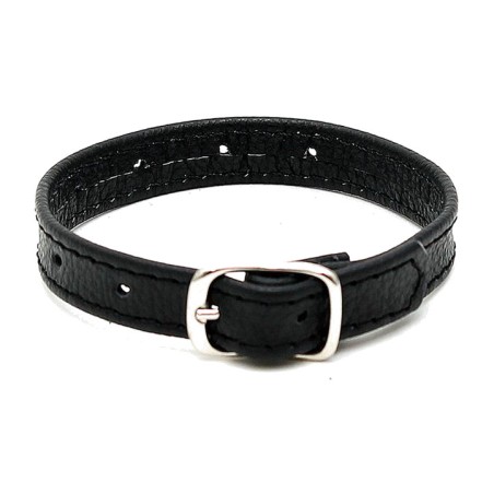 anillo de cuero para el pene con hebilla