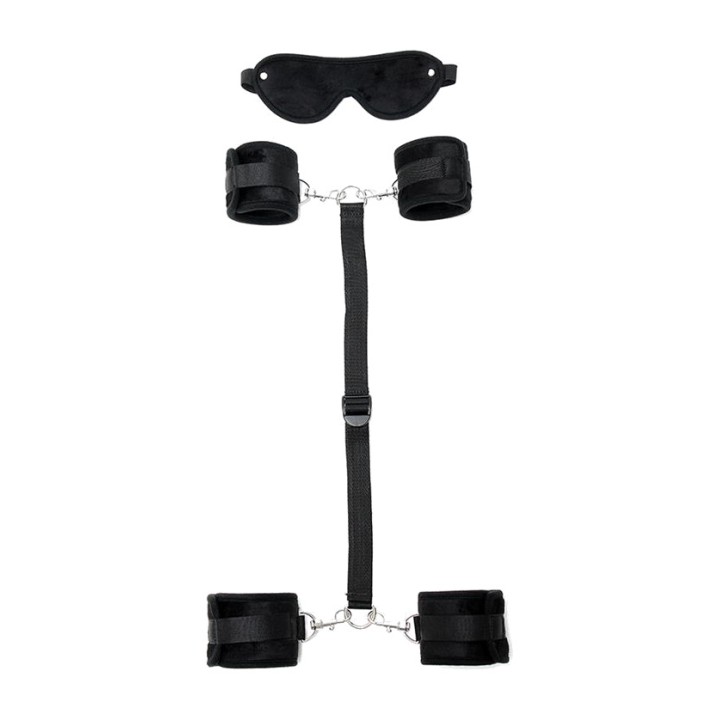 BONDAGE PLAY Nylon-Fesselset mit Maske R7000VAR