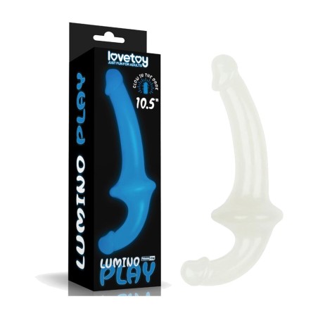 double dildo phosphorescent lumino-play 10.5"