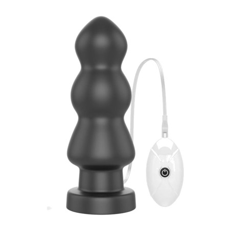 grand plug anal à boules vibrant avec télécommande king sized 7.8"