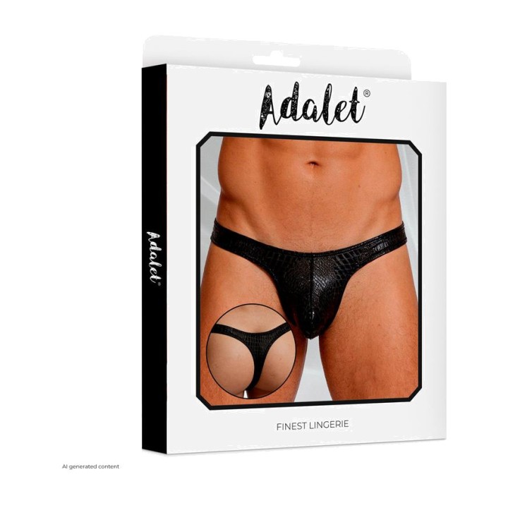 ADALET LINGERIE Herrenstring mit Schlangenstruktur ALDO