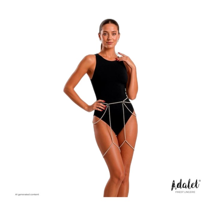 ADALET LINGERIE Liga de pérolas para cintura e pernas SIENNA
