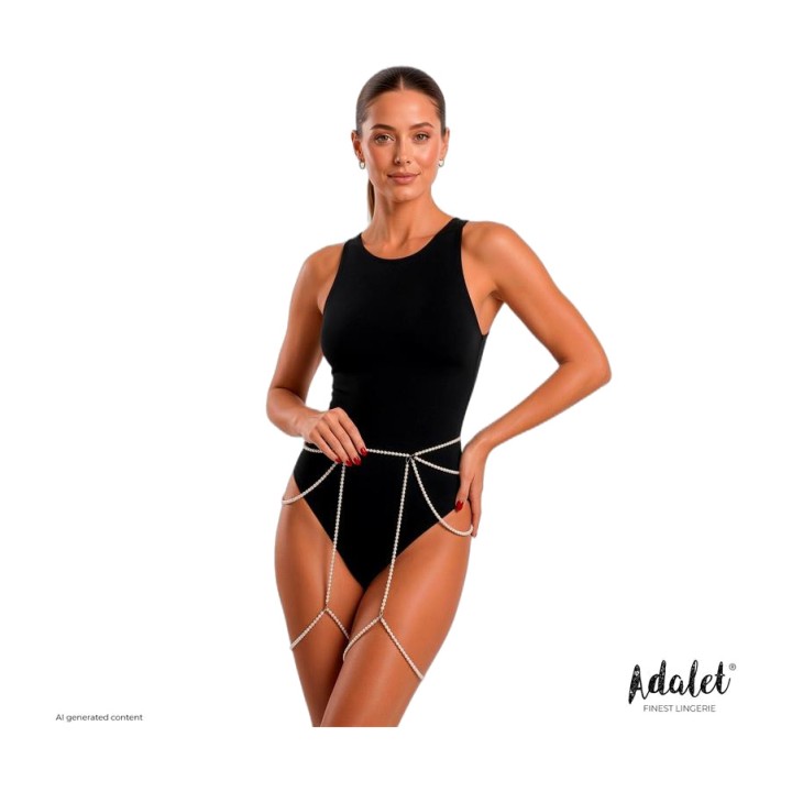ADALET LINGERIE Liga de pérolas para cintura e pernas SIENNA