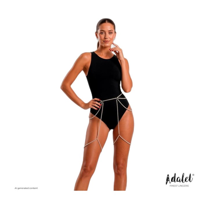 ADALET LINGERIE Perlestrømpeholder til talje og ben SIENNA