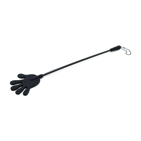 chicote de silicone com ponta em forma de mão 42 cm