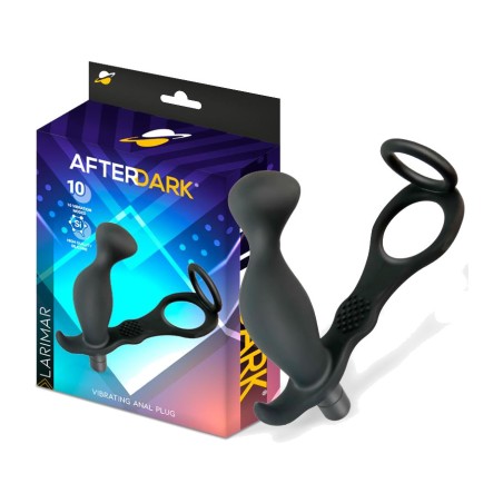 plug anal amb vibració i anell per al penis i els testicles larimar