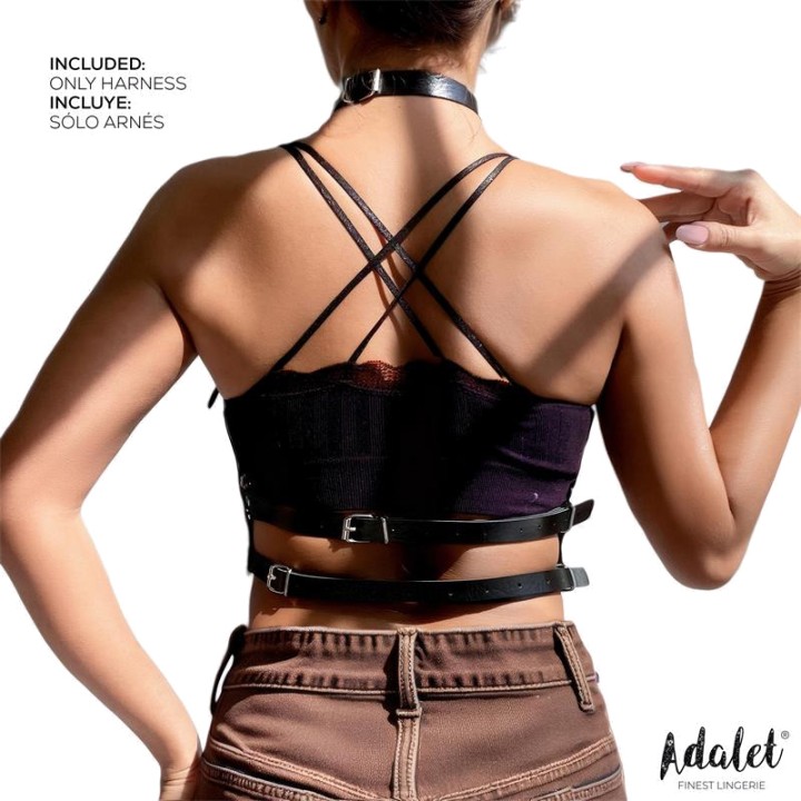 ADALET LINGERIE Arnès de pit de cuir vegà ELVA A034