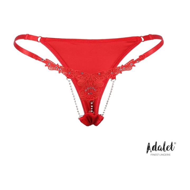ADALET LINGERIE Spetsstringtrosor med strass Sophie A-774VAR