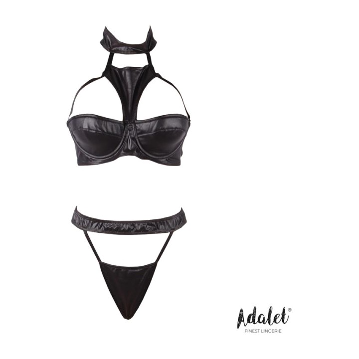 ADALET LINGERIE Set met beha met choker en hoge string ADDIS