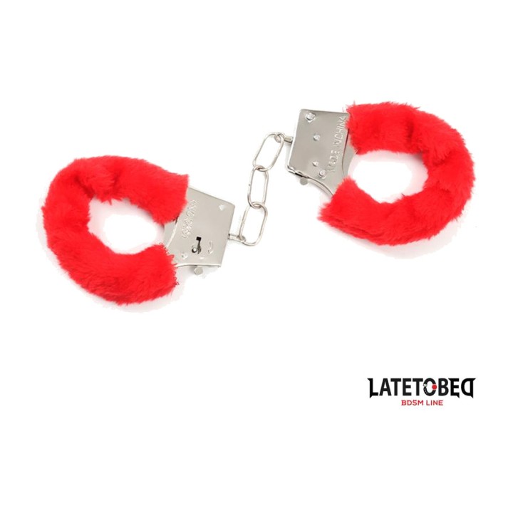LATETOBED Algemas metálicas com pelo 7 CM 8436626090019