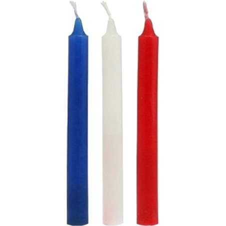 set de 3 bougies en paraffine pour bdsm 17.5 cm