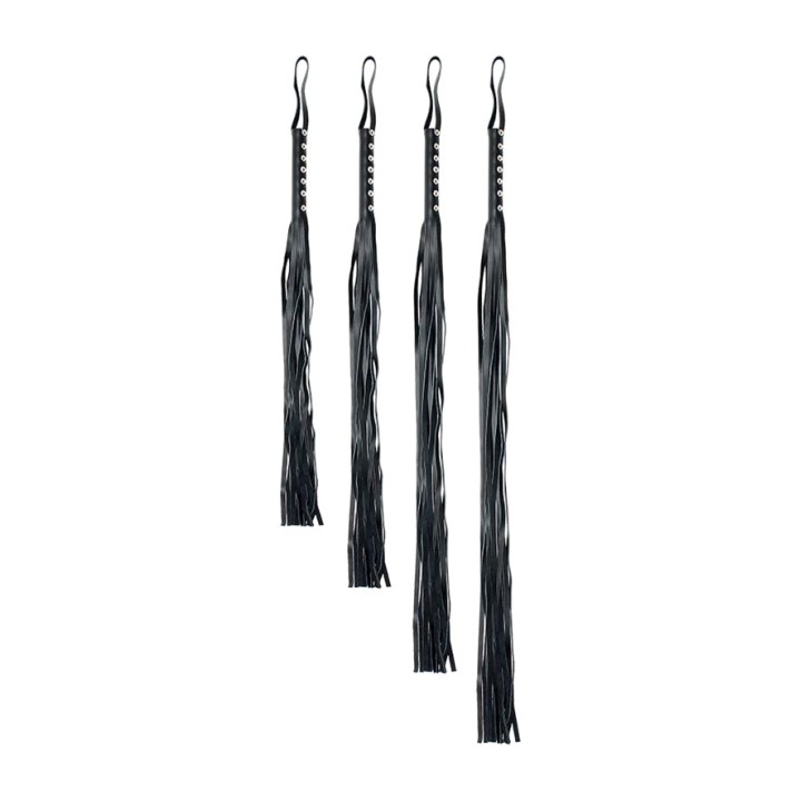 BONDAGE PLAY Kožený bič 90 CM R7713