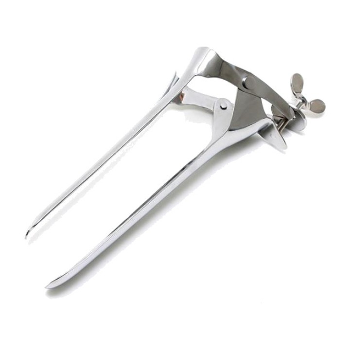 BONDAGE PLAY Gigantisk spekulum af kirurgisk stål 36 CM