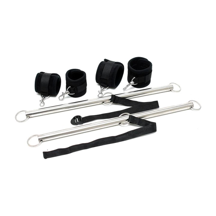 BONDAGE PLAY Double spreader bars for arms and legs R7027VAR