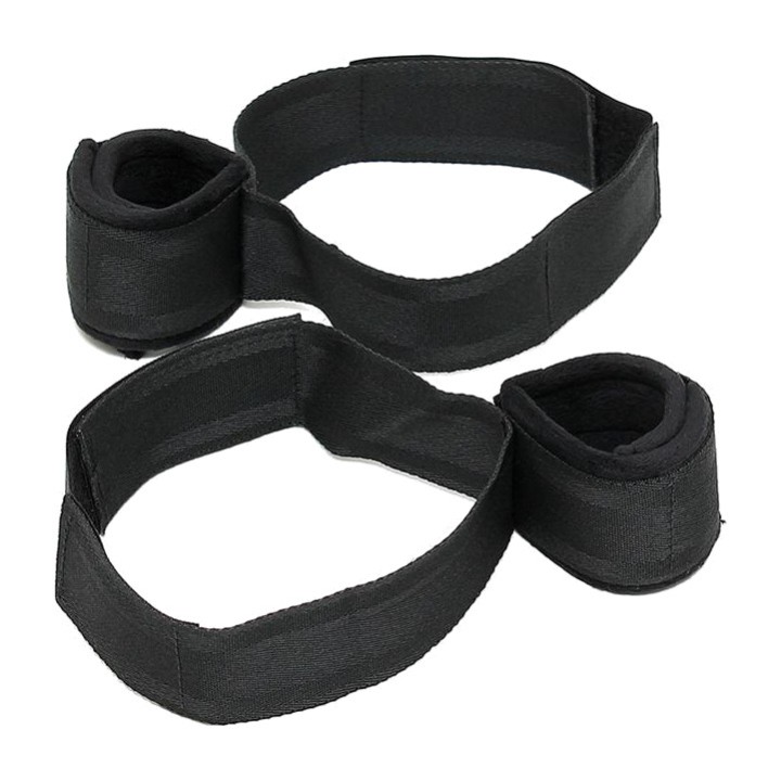 BONDAGE PLAY Manette in nylon per cosce e mani con velcro