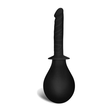 rubber anal douche with bulb deluxe 23.8 cm