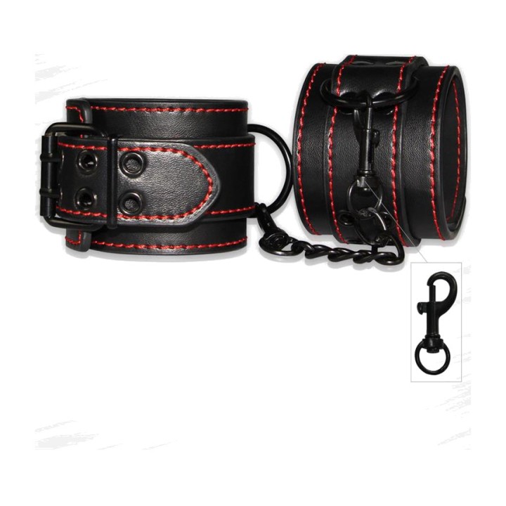 LOVETOY Adjustable synthetic leather ankle cuffs LO-LV1654