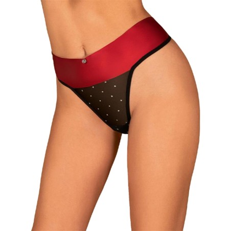 polka-dot thong with bow