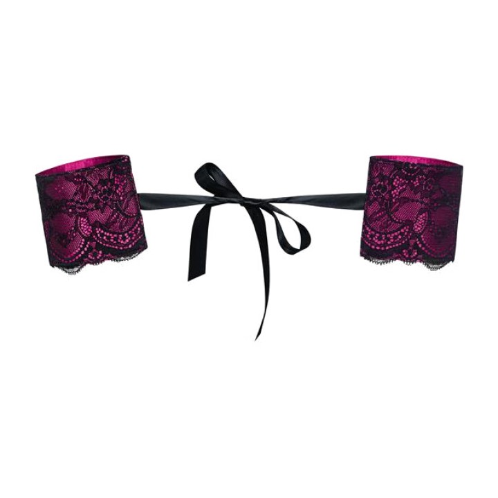 OBSESSIVE Stretch fabric handcuffs ROSEBERRY 5901688208106