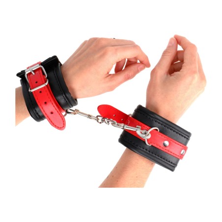 manchettes de poignet réglables avec sangle 17-28x6 cm